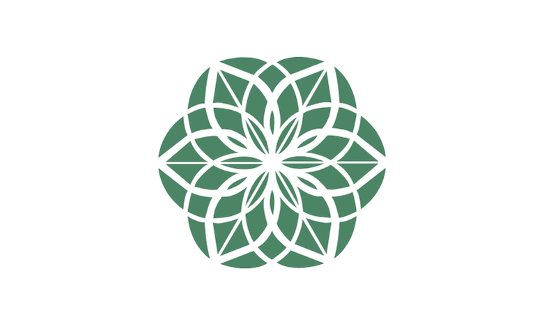 Green flower of life (decorative)